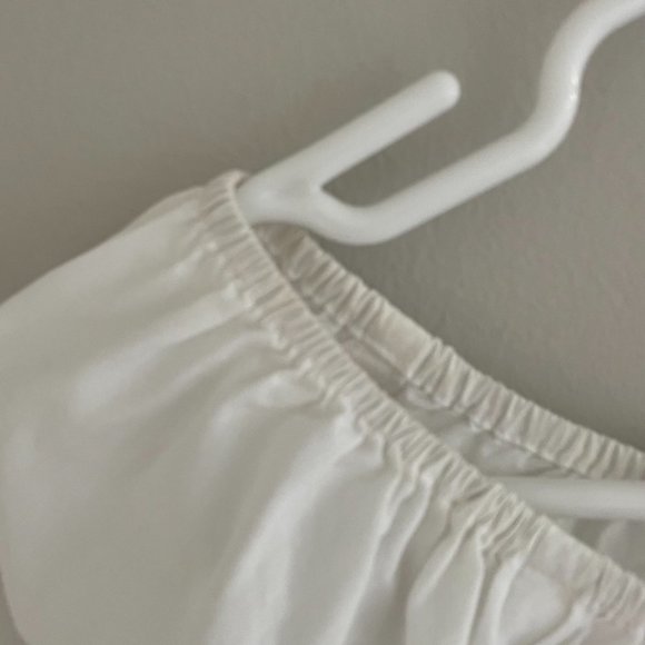 Anthropologie White Off-Shoulder Blouse - Picture 2 of 3